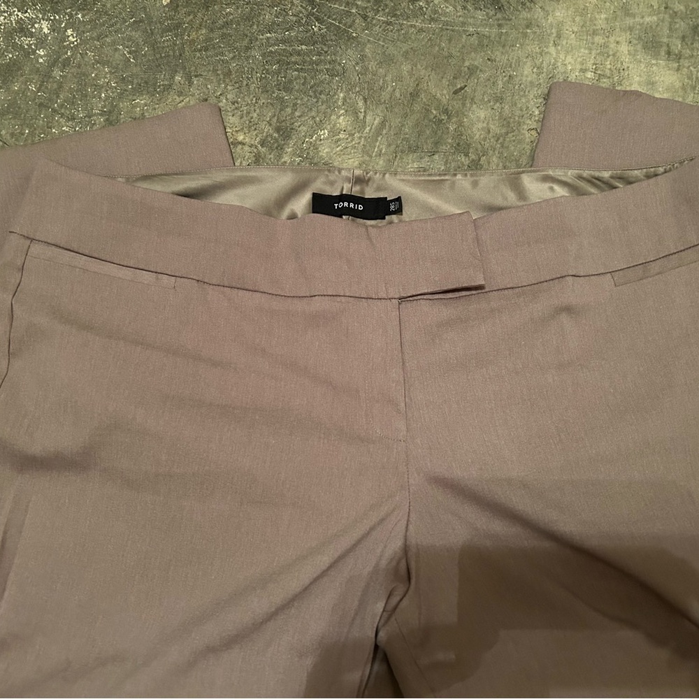 Torrid Taupe Trousers